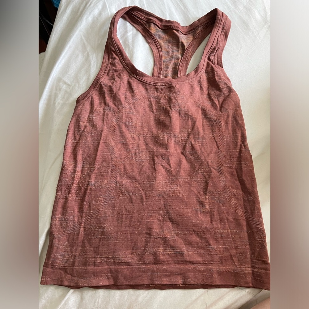 lululemon Copper Tank Top